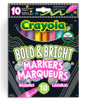 24 Crayons pour papier construction Audacieux et Lumineux