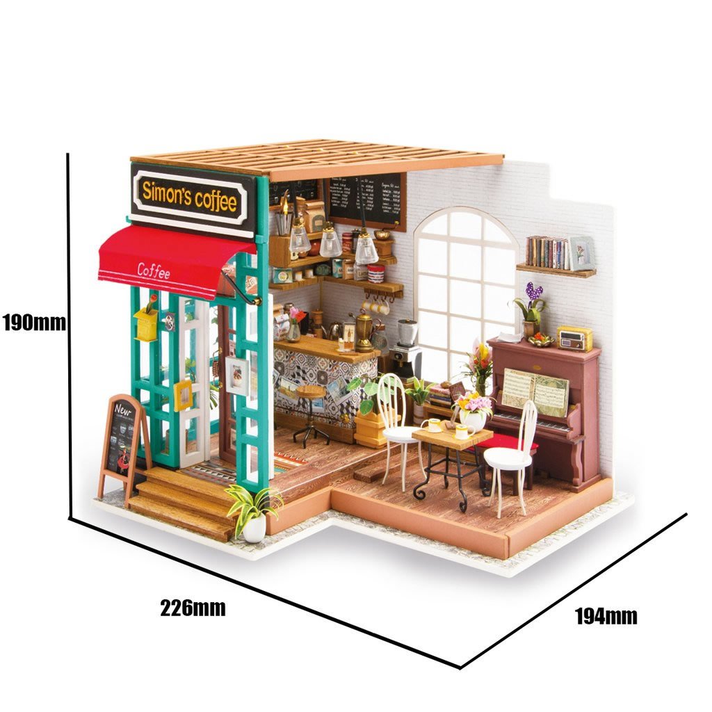 Maison Miniature à Bricoler Rolife - Le Café de Simon