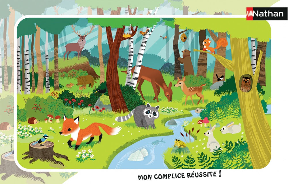 Nathan - Puzzle 15 pcs Les animaux de la forêt