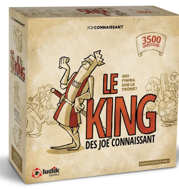 Jeu Le King des Joe Connaissant version française Ludik Québec