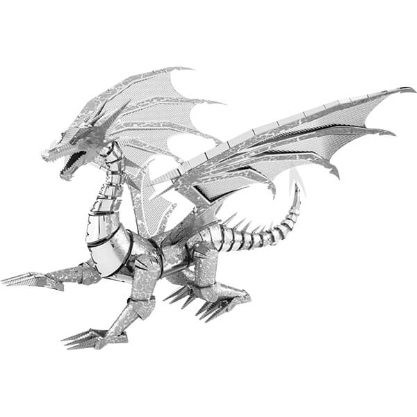 Silver Dragon - Métal Earth Icon X