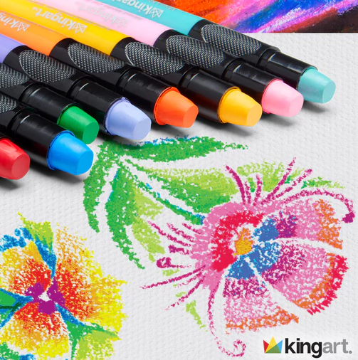 24 Artist Mixed Media Gel Sticks Benjo