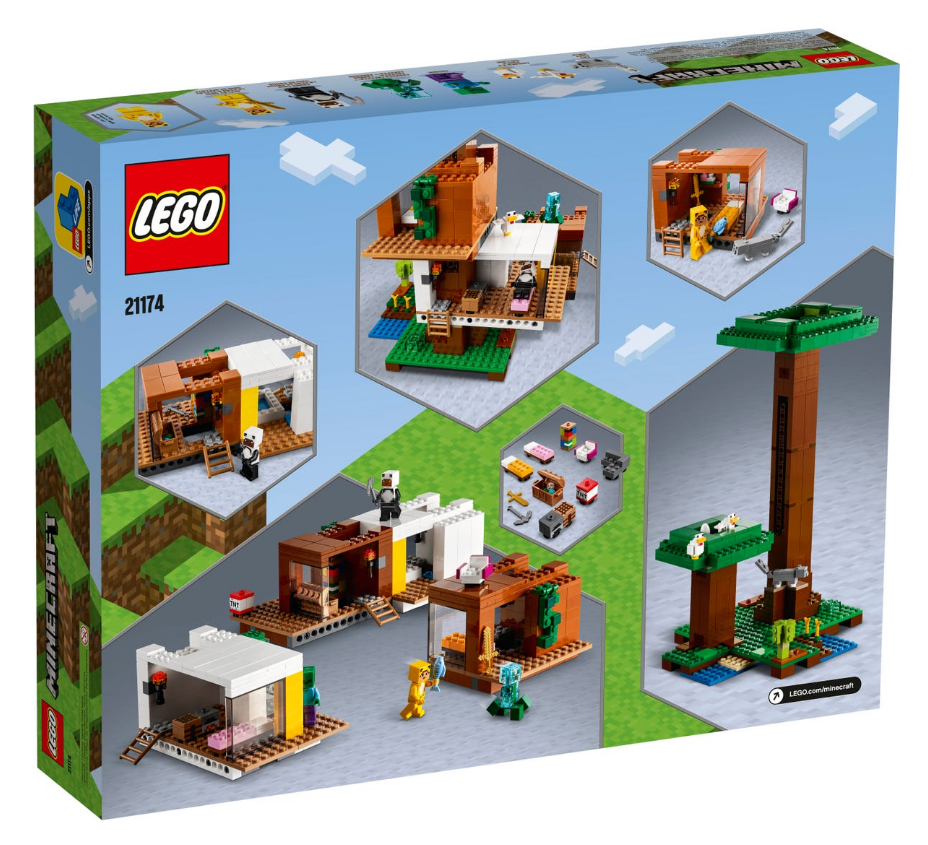 La cabane moderne dans l arbre lego minecraft 21174 Benjo