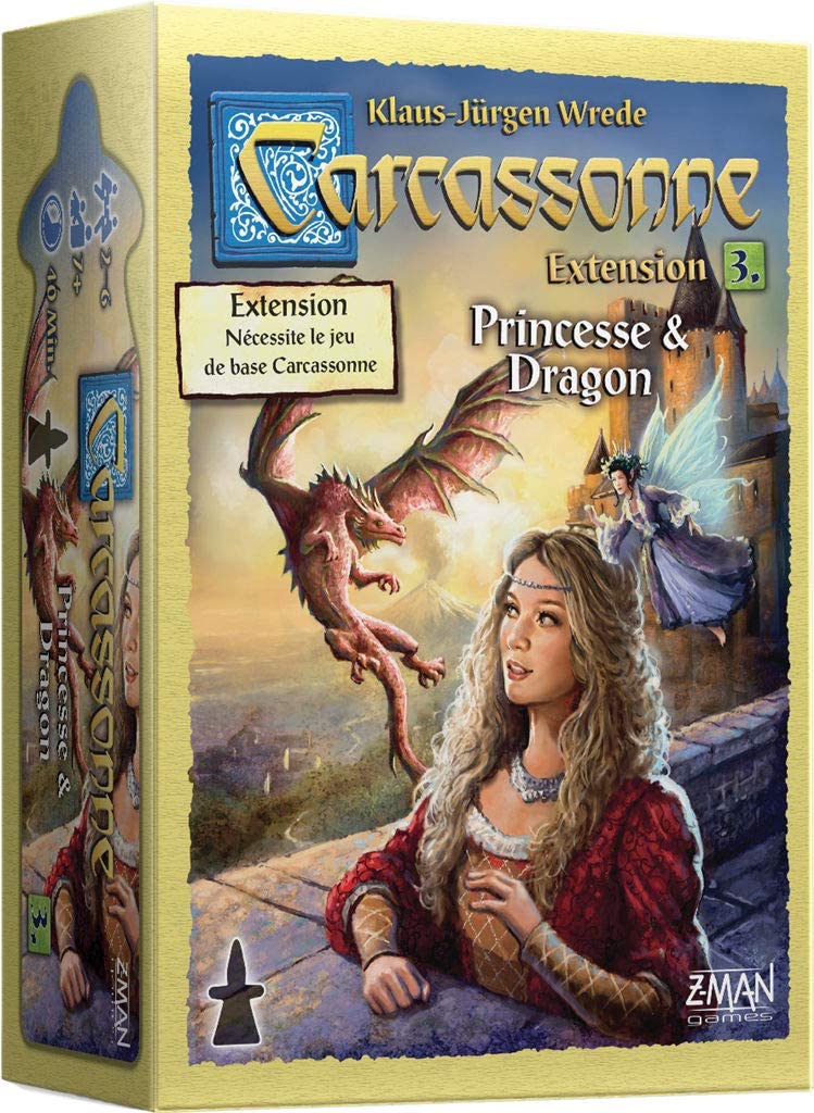 Extension Carcassonne 3 - Princesse et Dragon
