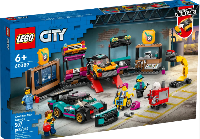 LEGO 60389 Garage de Voitures Personnalisées
