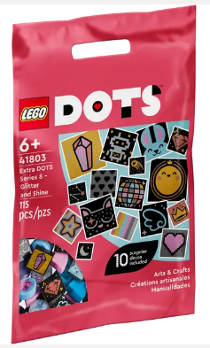 Lego Dots - Tuiles Décoration Glitter and Shine Série 8 41803