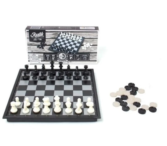 Magnetic chess and checkers