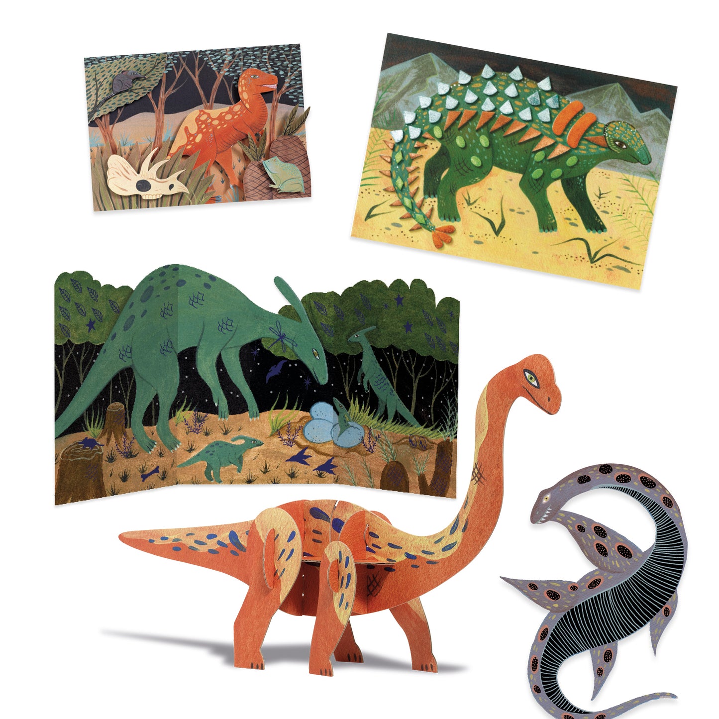 Monde des dinosaures - Activités Créatives