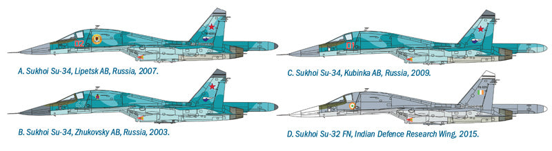 Modèle réduit Italeri Sukhoi SU-34 "Fullback"