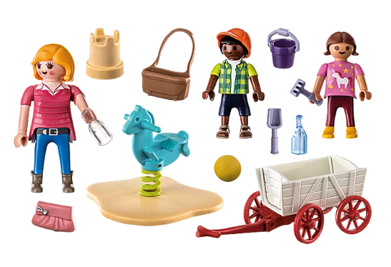 Playmobil - Nourrice avec enfant Starter Pack