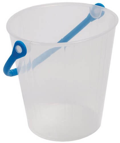 Playwell transparent beach bucket