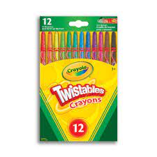 12 twistables crayons