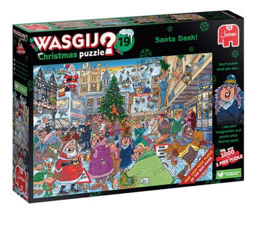 Jigsaw  Christmas 19 Santa Claus race - Jumbo