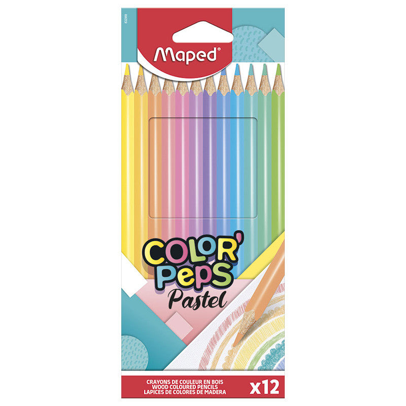 Crayons de couleurs pastels - Color'Peps