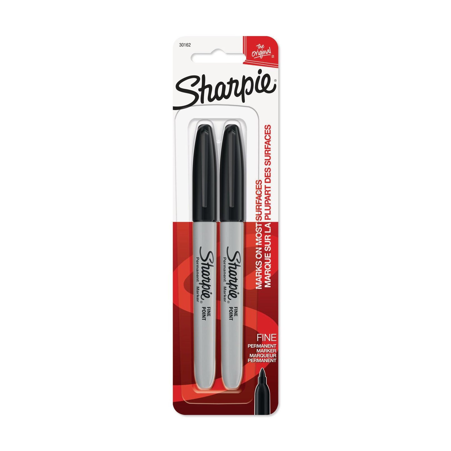 2 marqueurs permanents pointe fine Sharpie