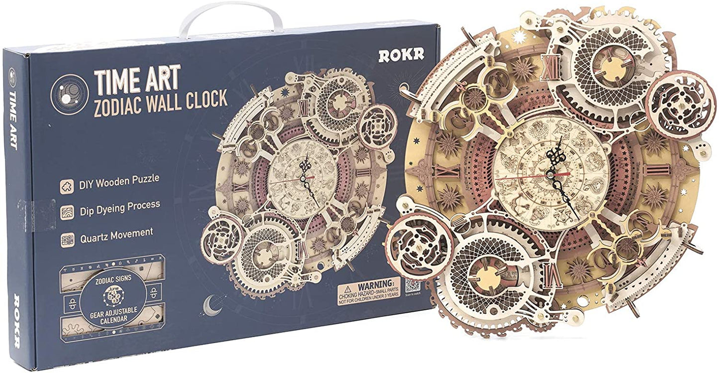 Horloge murale zodiaque