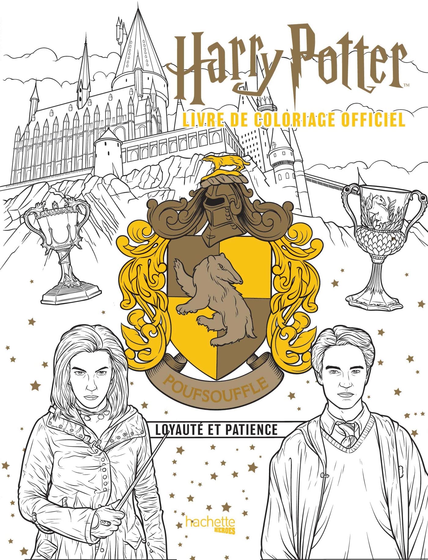 Livre de coloriage officiel Poufsouffle Harry Potter
