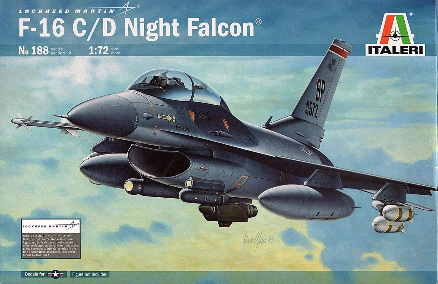 Modèle réduit Italeri F-16 C/D Night Falcon