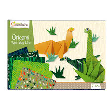 boîte créative origami dinosaures