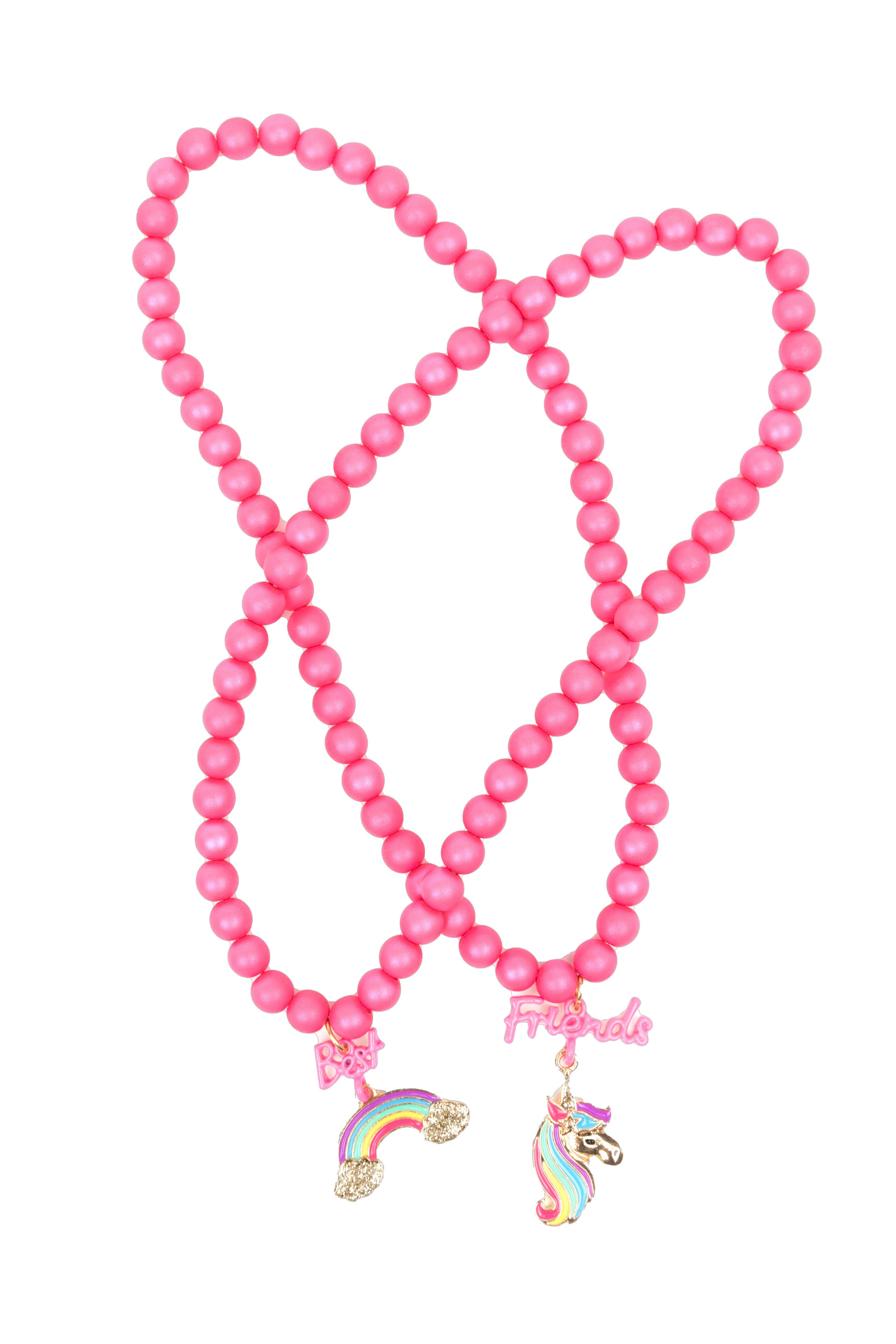 Arc-en-ciel licorne collier