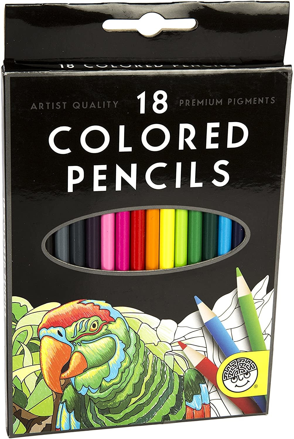 18 crayons de couleurs