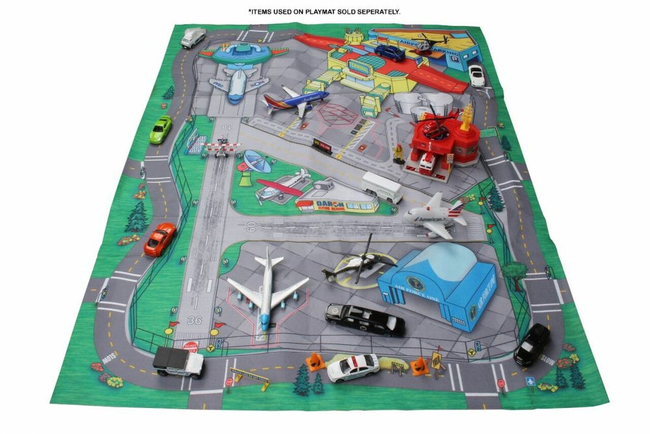 Large airport Playmat