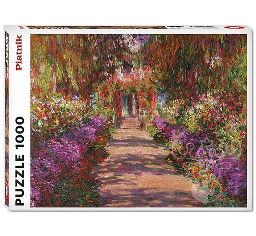 Casse-tête Piatnik-  l'Allée dans le jardin de Monet 1000 pièces