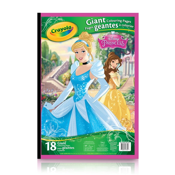Pages géantes à colorier - Disney - Les Princesses