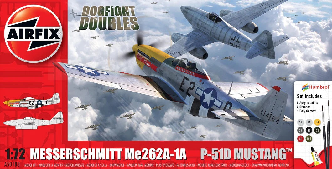 Modèle réduit Airfix Messerschmitt 262A vs Mustng P-51D
