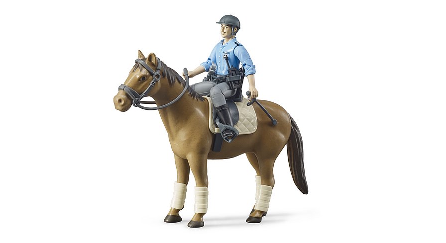 Policier à cheval bworld