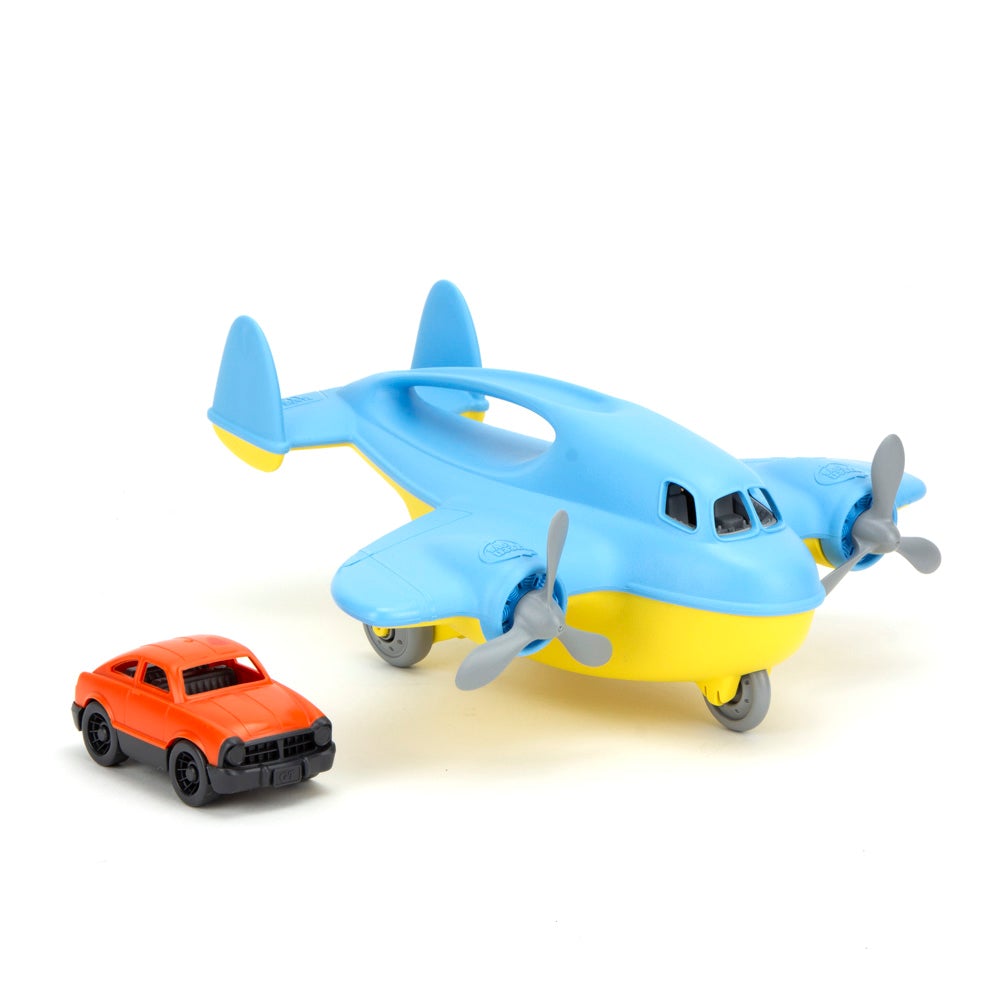 Avion cargo bleu - Green toys
