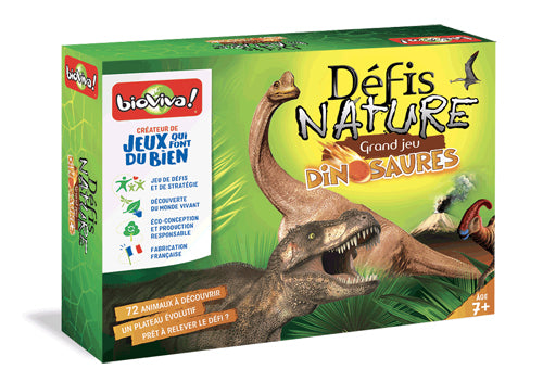 Défis nature grand jeu - Dinosaures