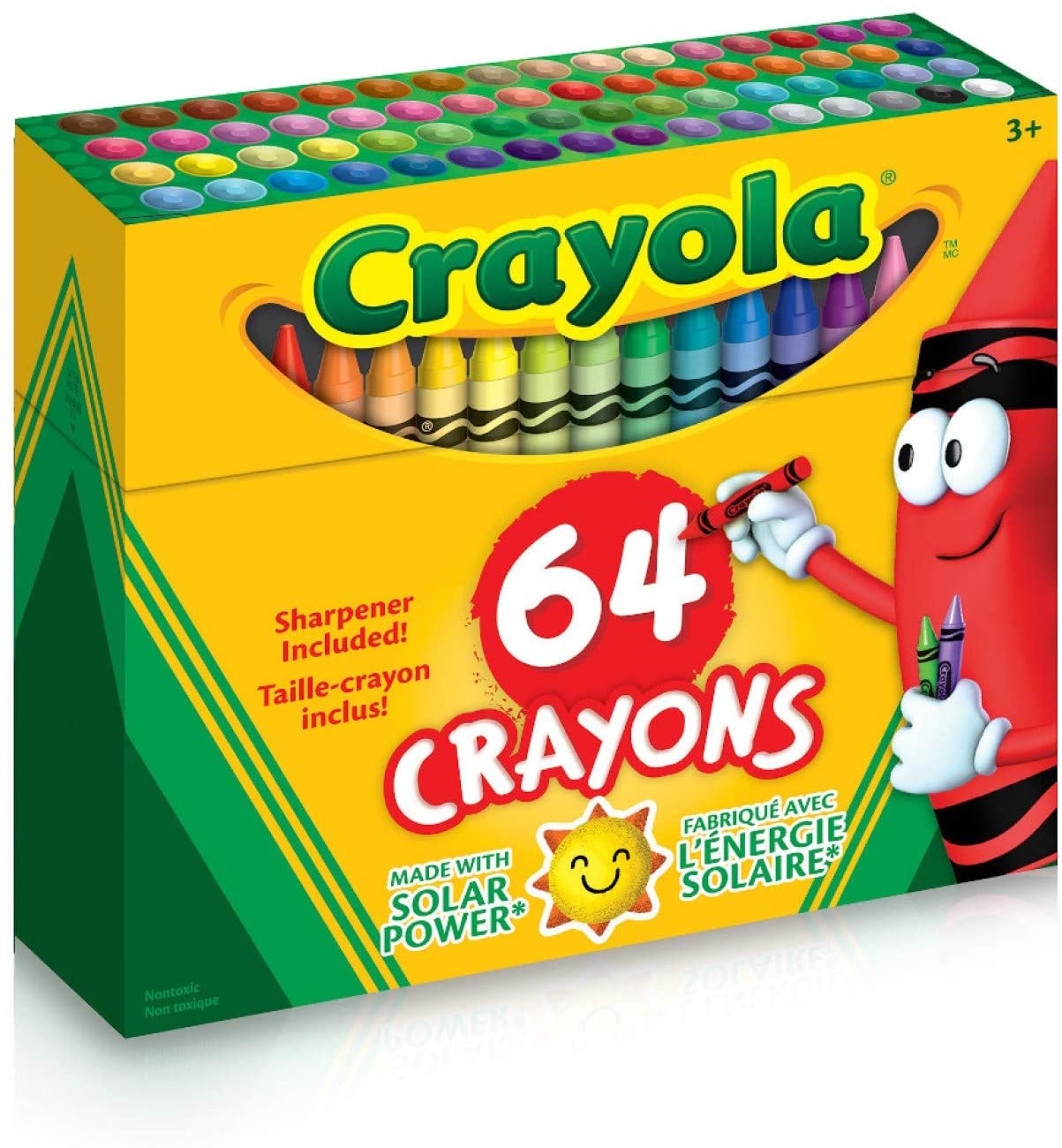 64 crayons de cire
