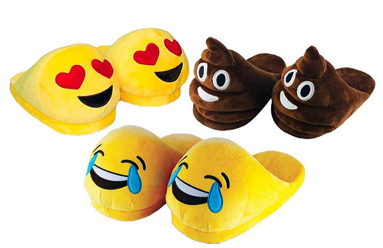 Pantoufles Emoji pour enfants