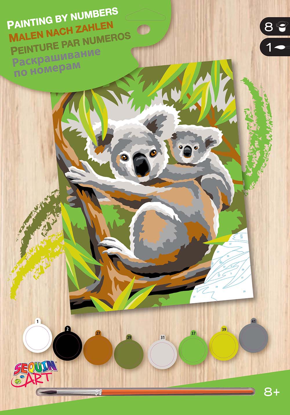 Peinture à numéros - Koalas