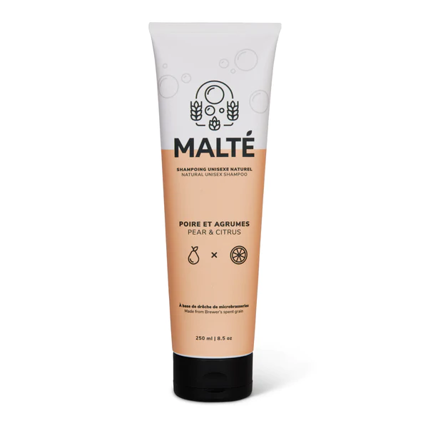 Shampooing Naturel Malté - Fragrance Poire et Agrumes