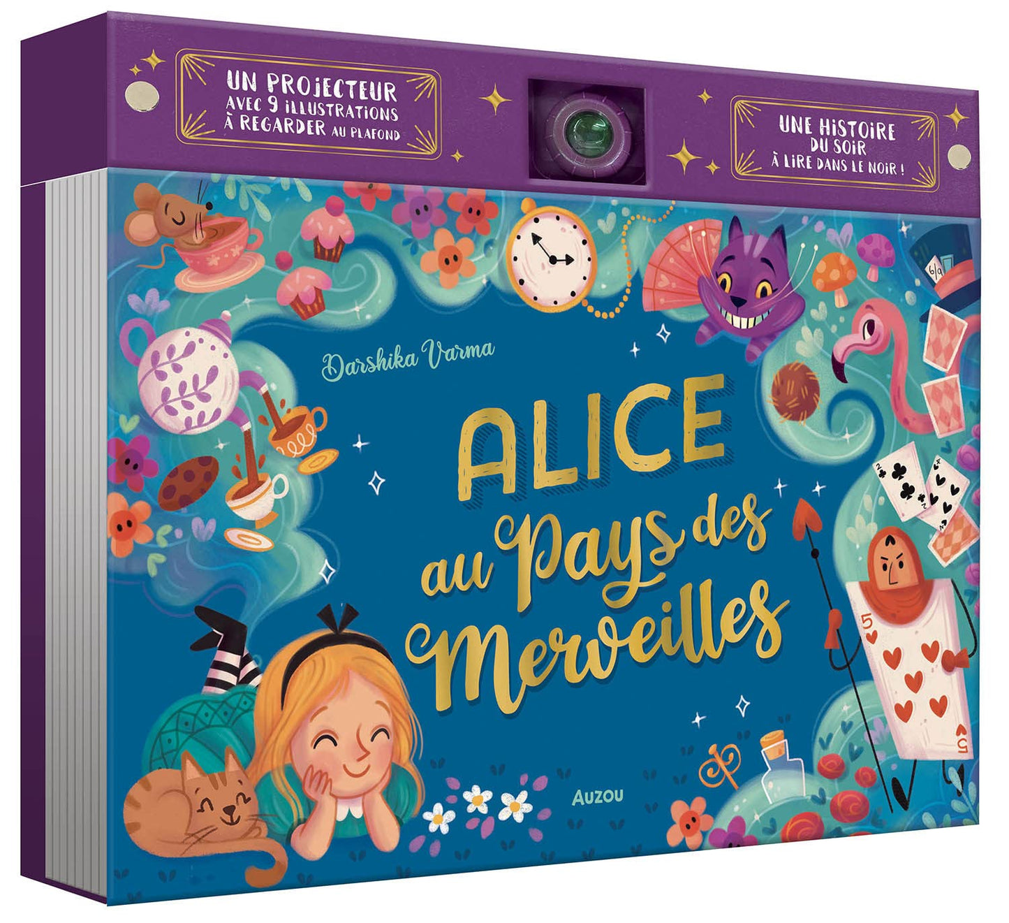 Alice au pays des merveilles Livre projecteur