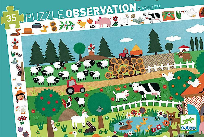 Puzzle observation : la ferme