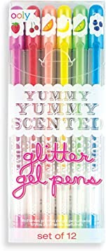 Yummy Yummy Stylos parfumés - stylos gel à paillettes - Ooly
