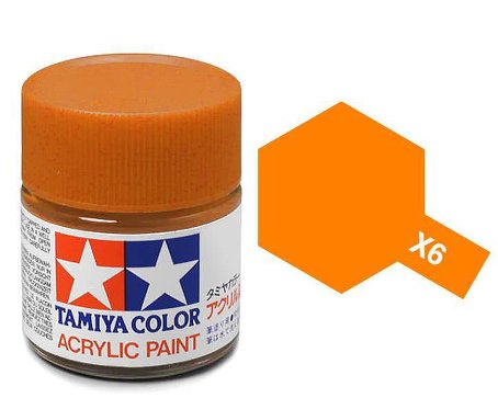 Peinture Tamiya X-6 Orange