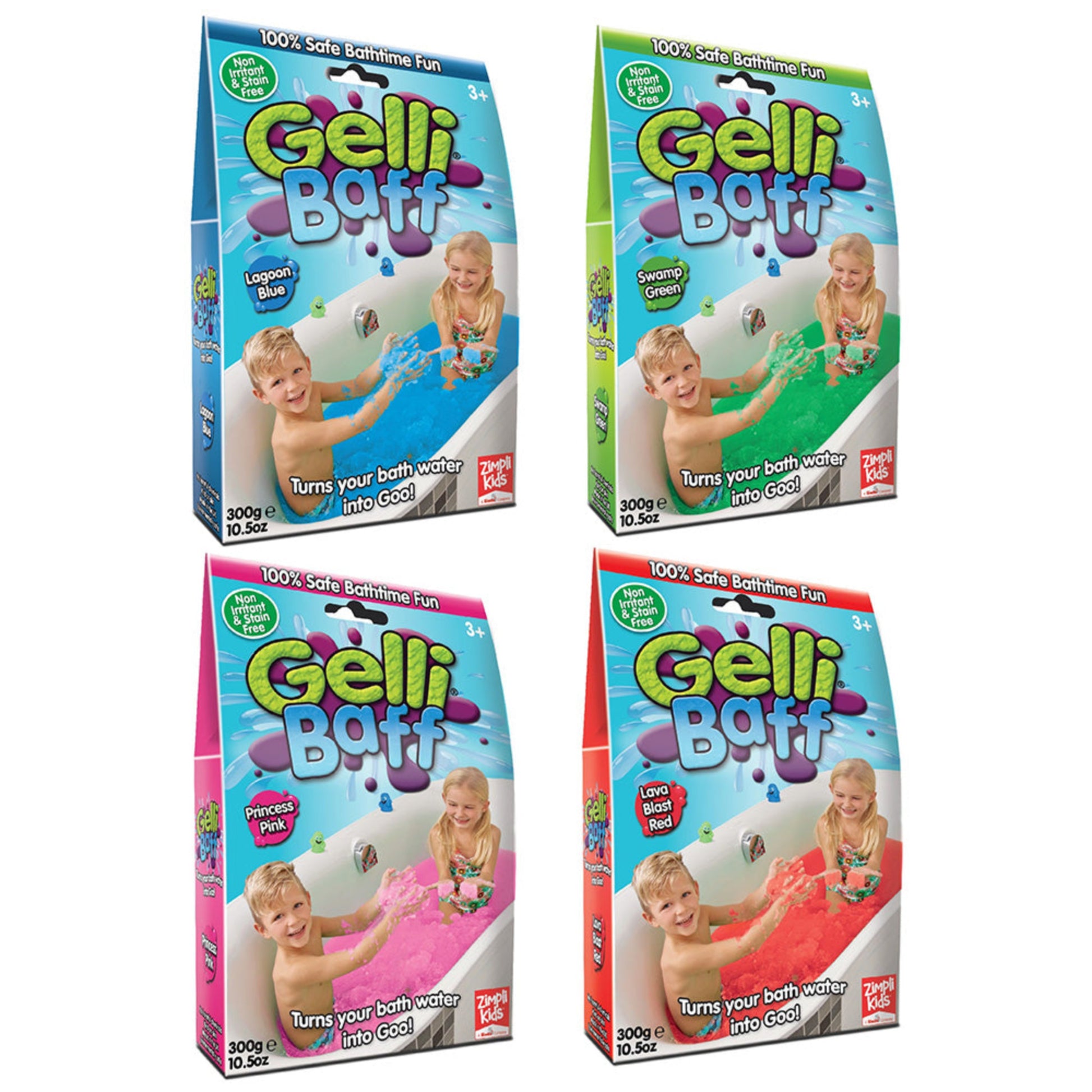 Gelli Baff - Gelée pour bain couleurs assortis