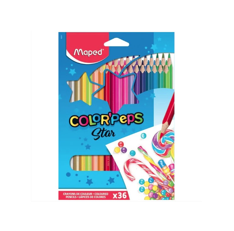 48 crayons de couleur - Color'Peps