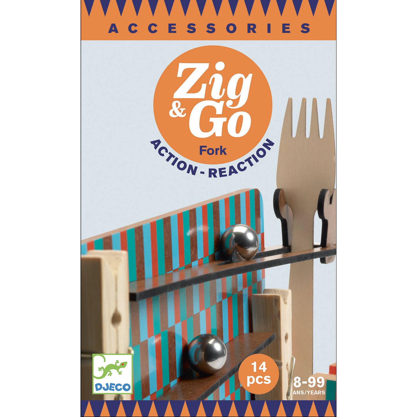 Zig et go fork - 14 pièces