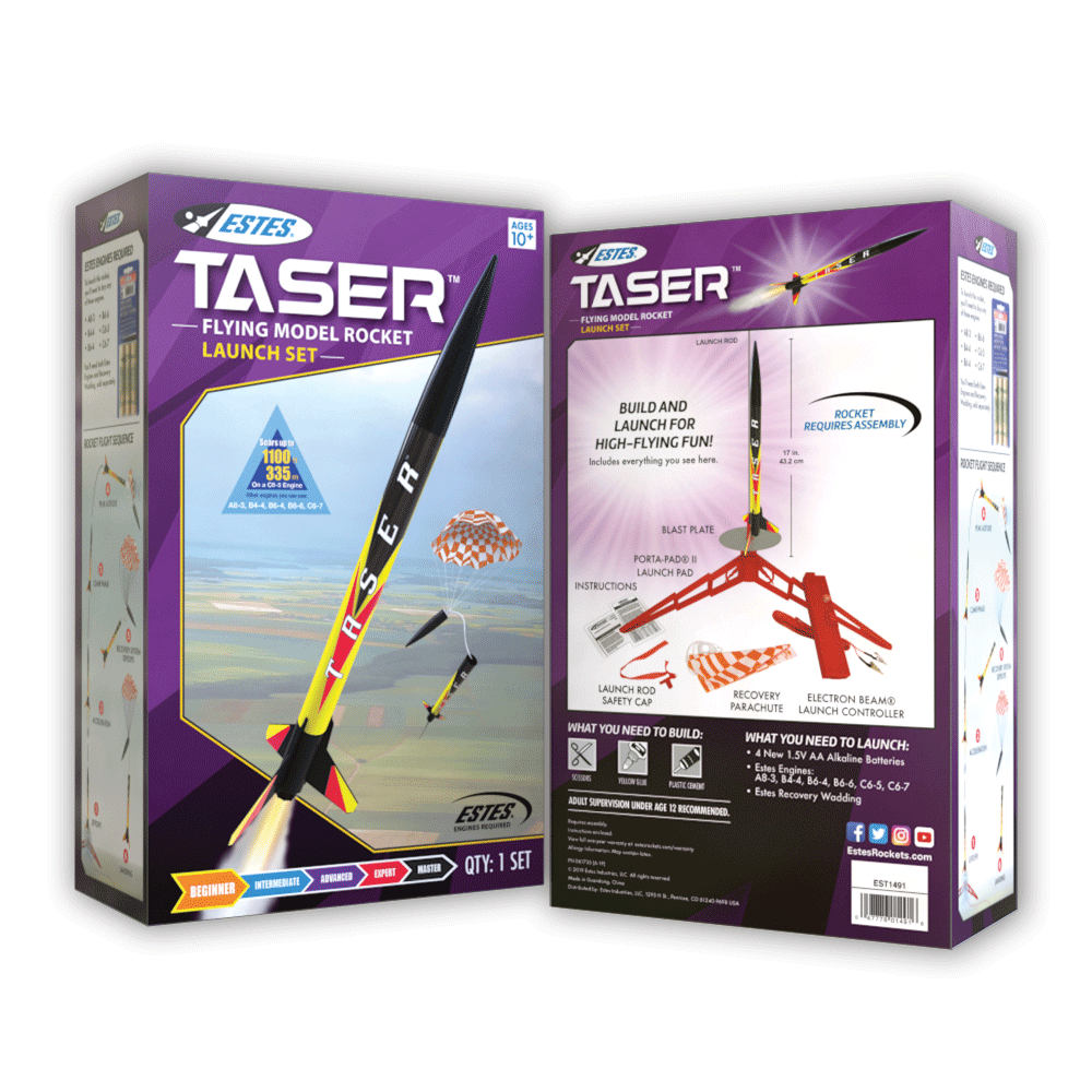 Ensemble de lancement de Fusée Estes TASER