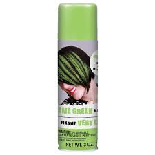 Fixatif à cheveux - vert lime