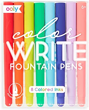 8 stylos à plume à encre de couleur